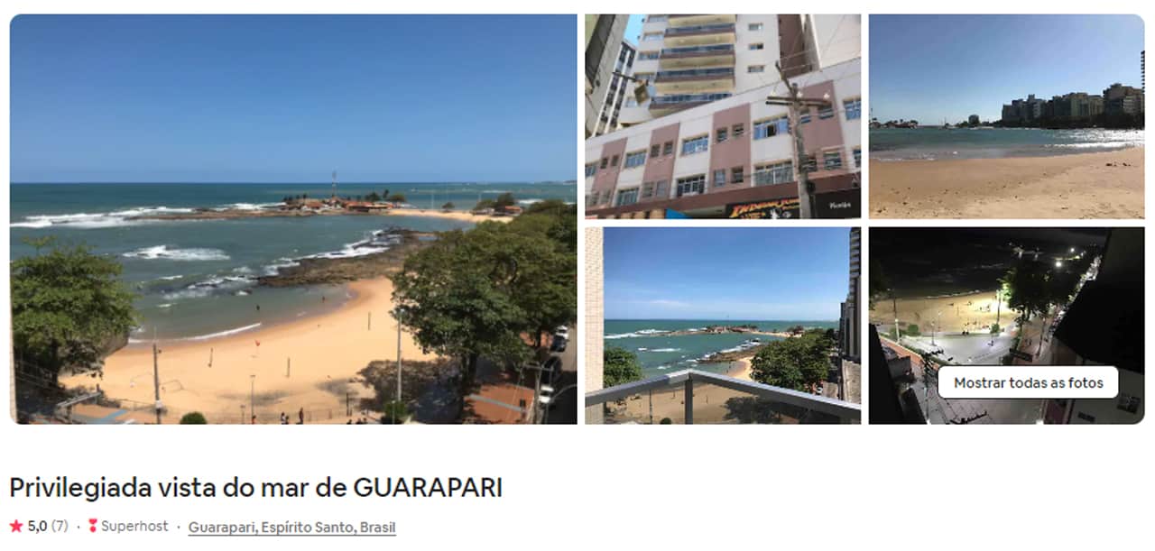 opções de Airbnb Guarapari