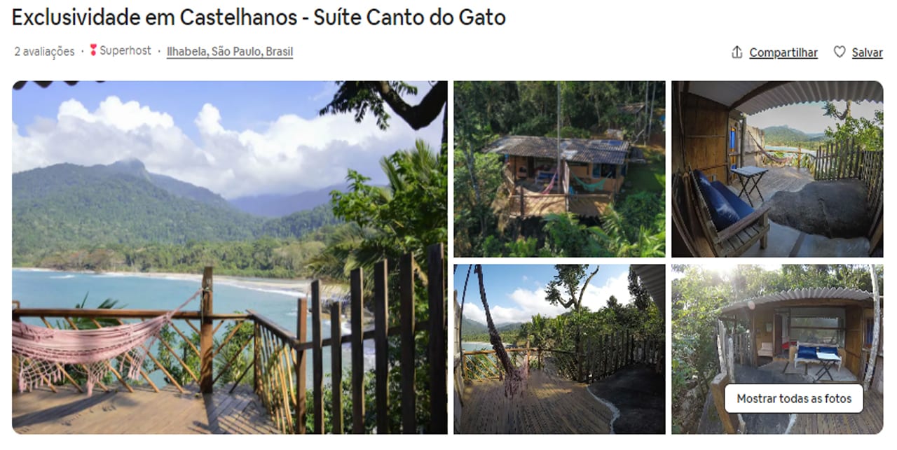 Airbnb Ilhabela castelhanos