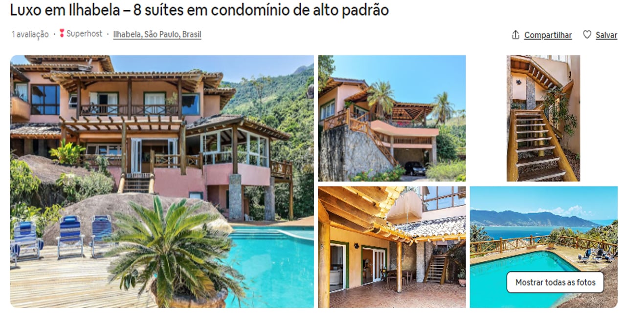 Airbnb Ilhabela luxo