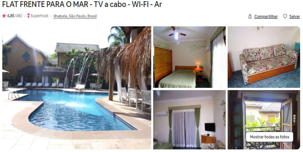 Airbnb Ilhabela pereque