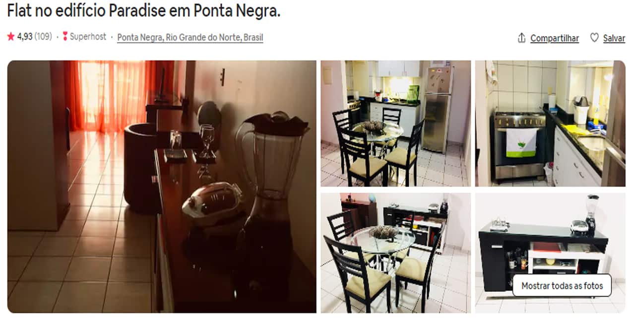 Airbnb Natal lagoa nova