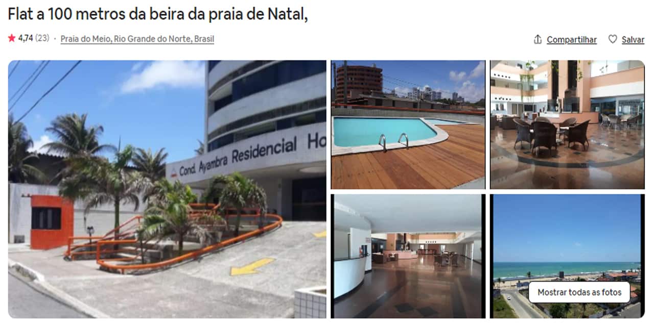 Airbnb Natal bom e barato