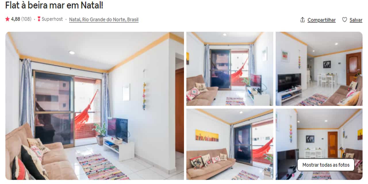 Airbnb Natal morro do careca