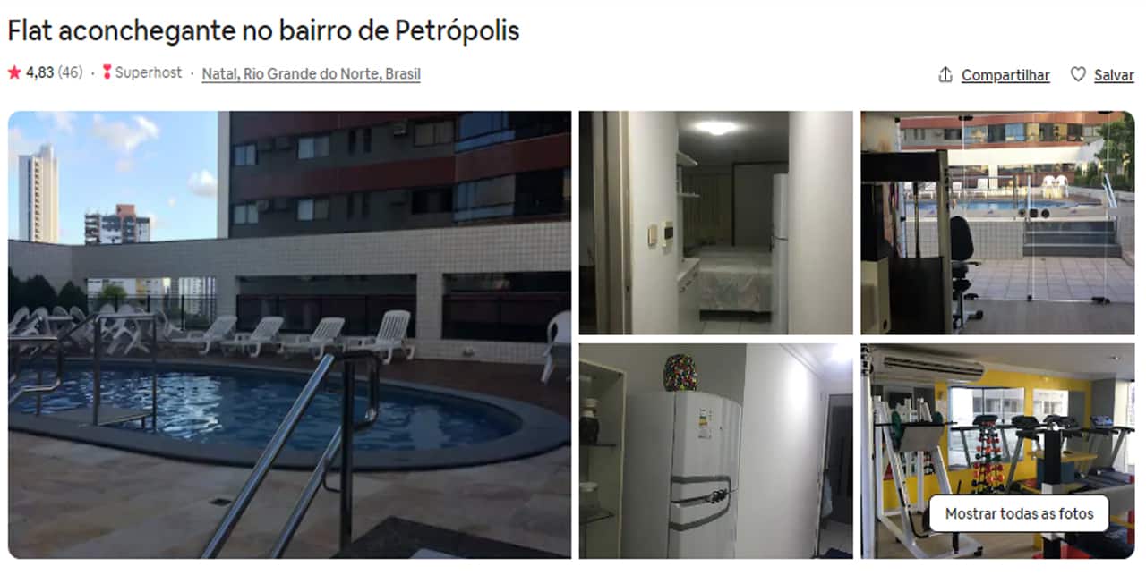 Airbnb Natal bem localizado