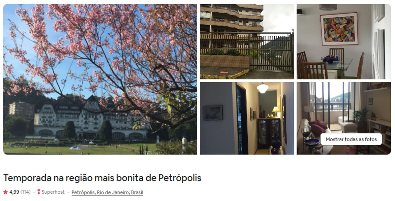 dicas de Airbnb Petrópolis