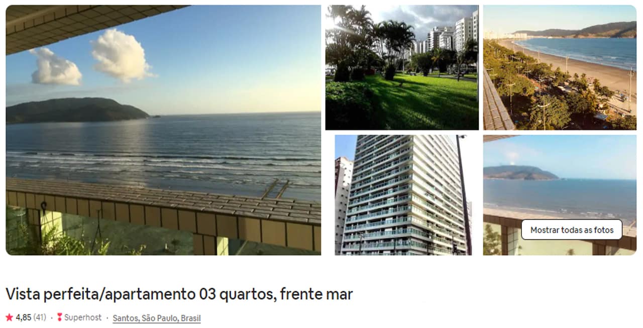 airbnb santos kitnets