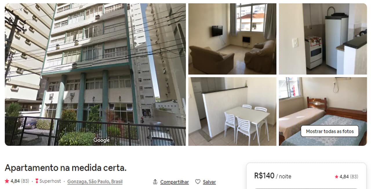 dicas de airbnb santos