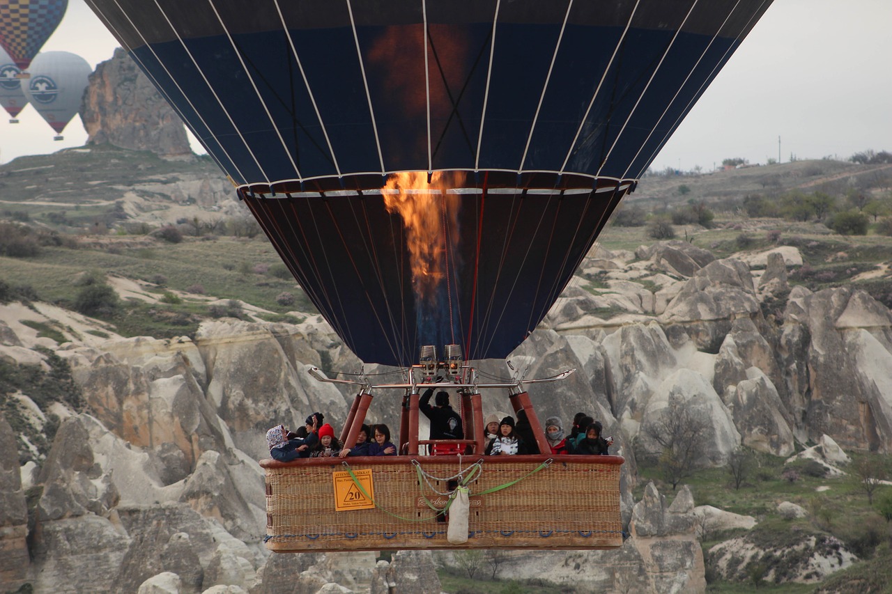 voo de balão na turquia