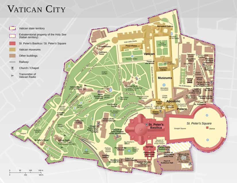 Mapa da Capela Sistina