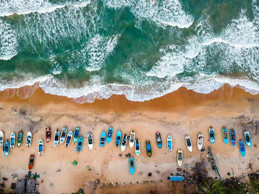 Fotos de praia com câmera profissional