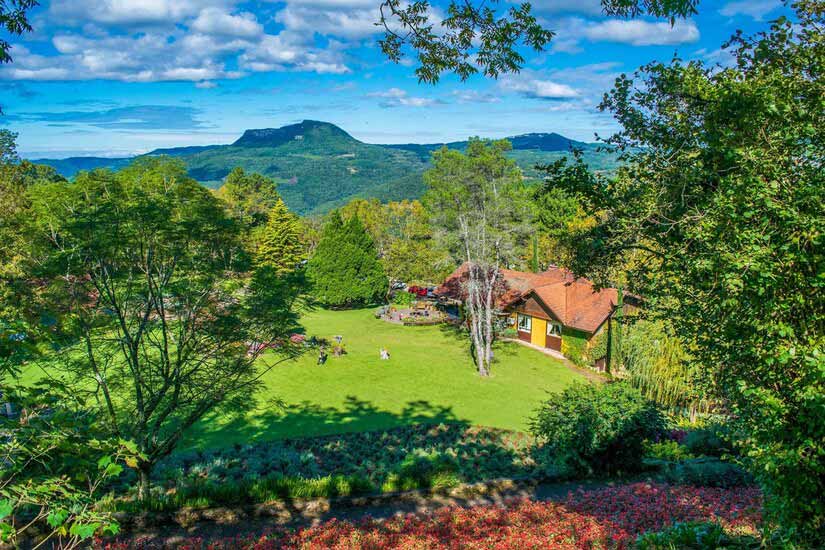 Passeio em gramado