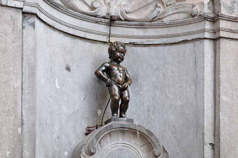 manneken pis ponto turístico belgica