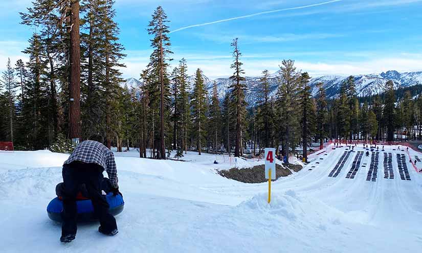 Tubing em Mammoth Lakes