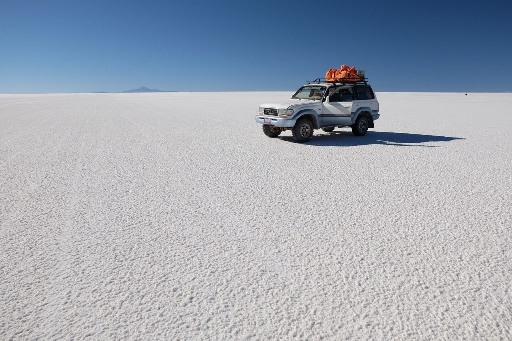 deserto de sal na Bolívia