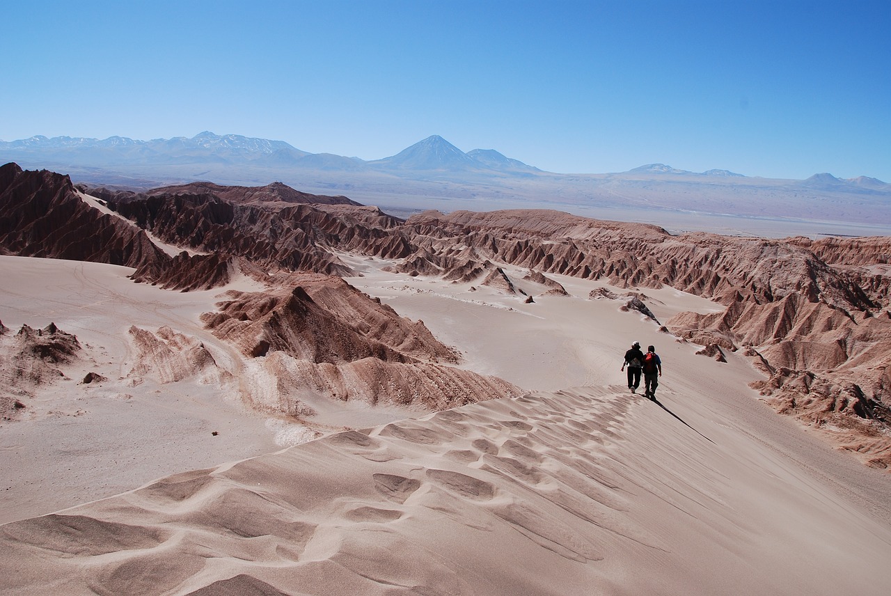 Atrações no Chile deserto no chile