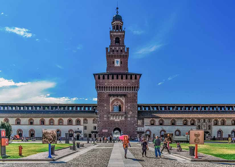 passeios em milao Castelo Sforzesco 