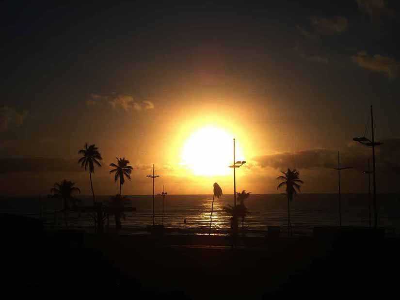 Pôr do sol em Salvador, Bahia