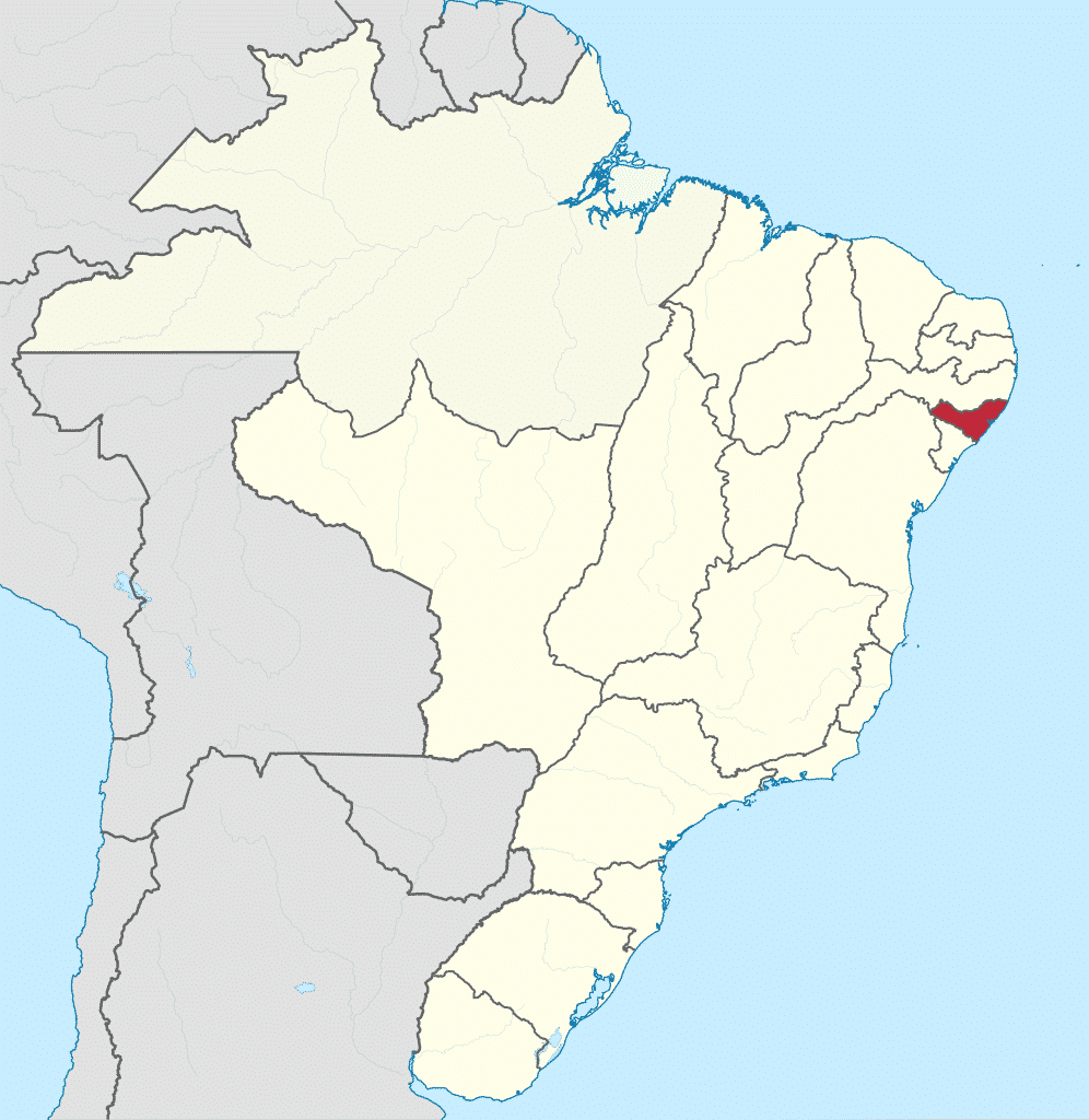 turismo em alagoas Mapa de alagoas