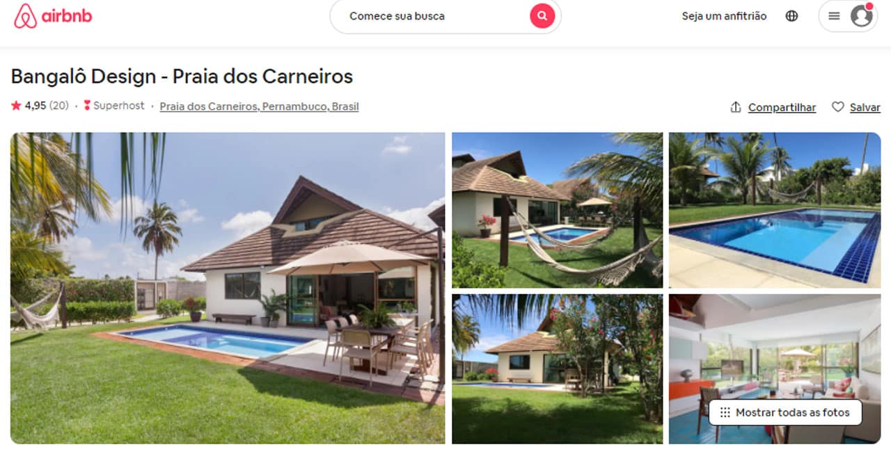 dicas do Airbnb Carneiros