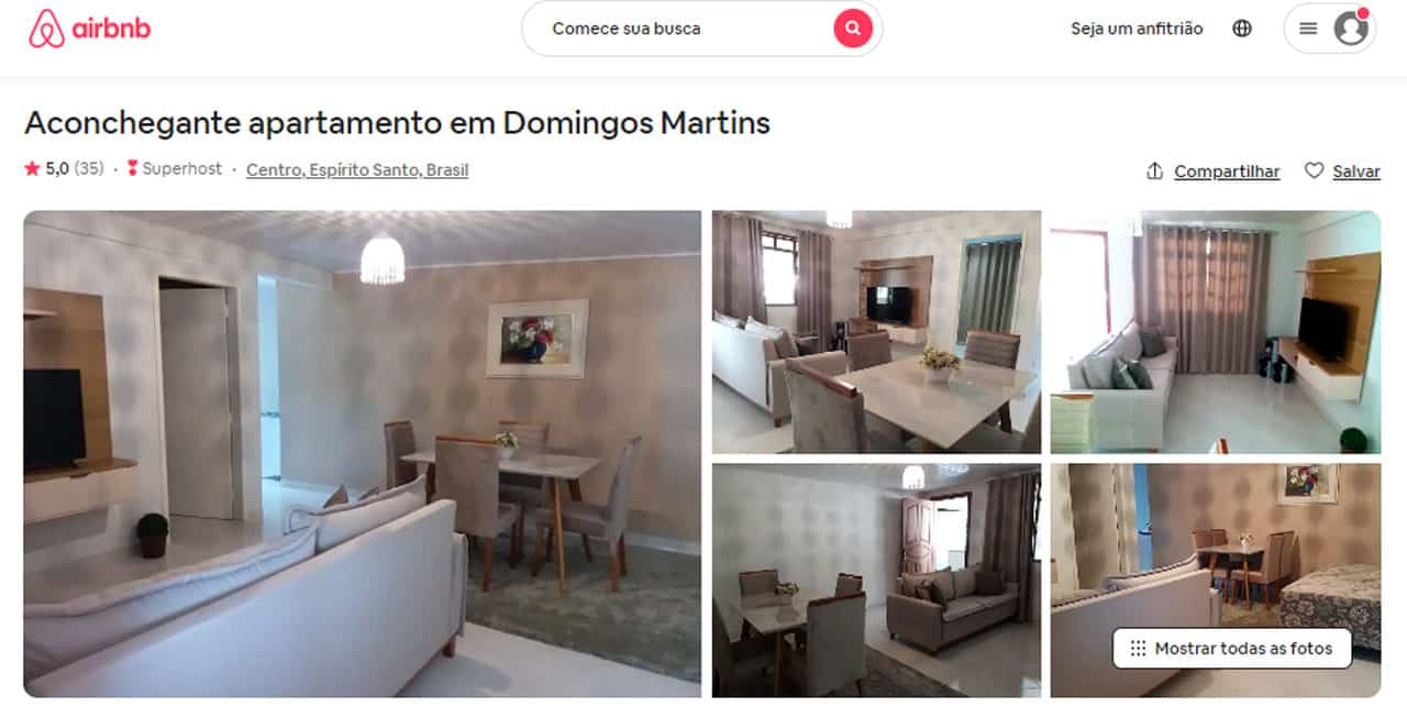 airbnb em Domingos Martins apartamentos