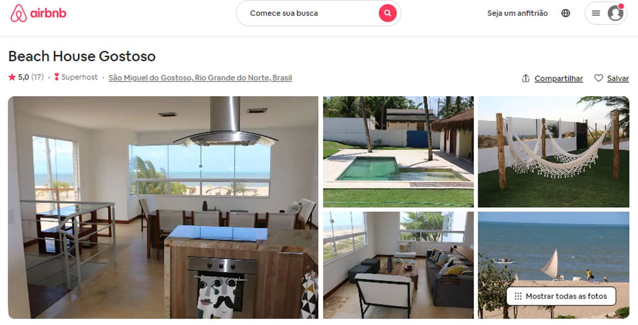 airbnb são miguel do gostoso petfriendly