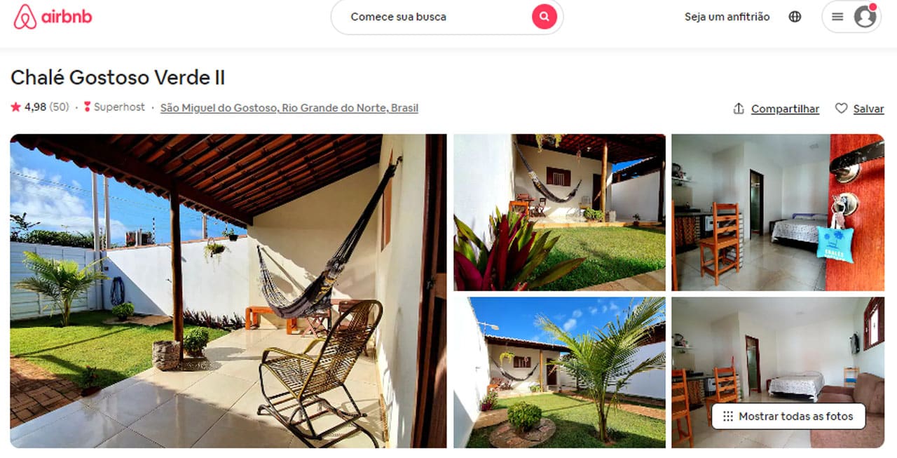 airbnb são miguel do gostoso com vista para o mar