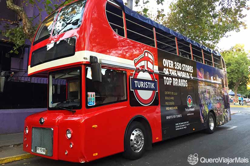 Ônibus turístico de Santiago