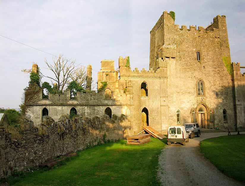 Castelo perto de Dublin