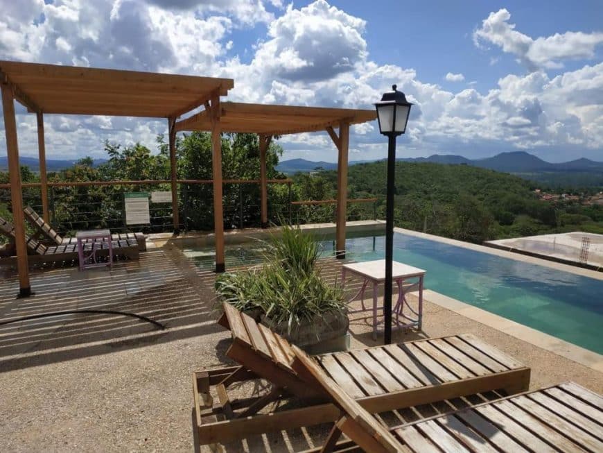 Vista da pousada Serra do Juá Pousada de Campo