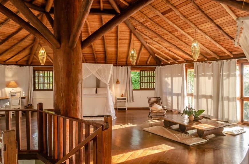 Quarto de pousada em Trancoso na Bahia