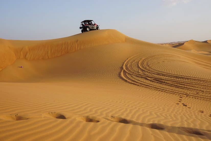 passeio pelo deserto de Dubai