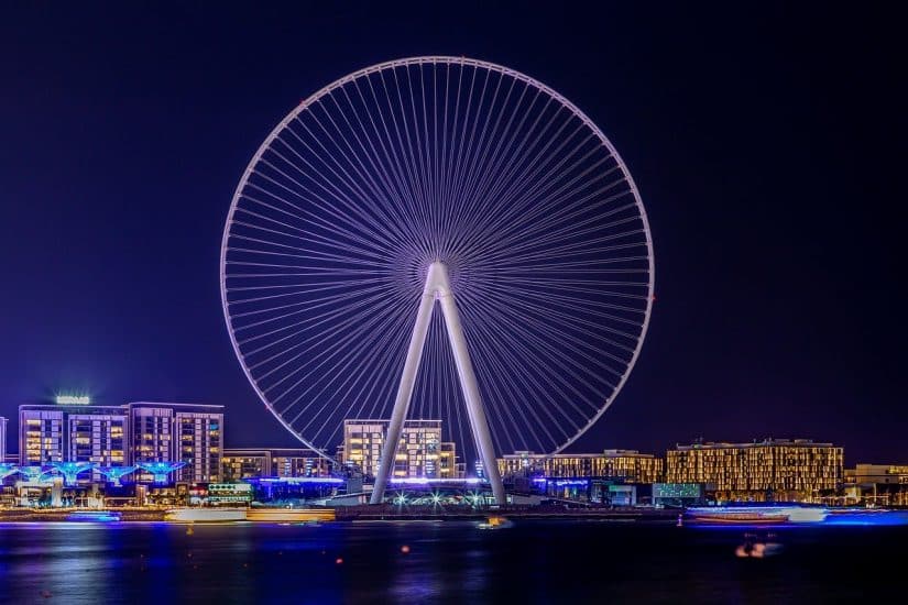 ingresso para roda gigante em Dubai