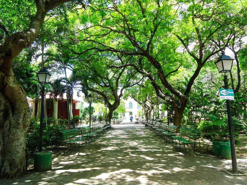 Passeio público em Fortaleza