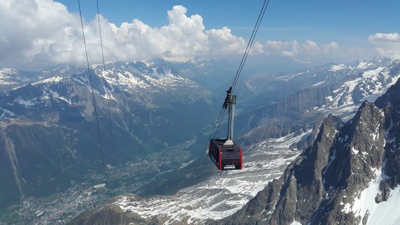 Aiguille du Midi em chamonix