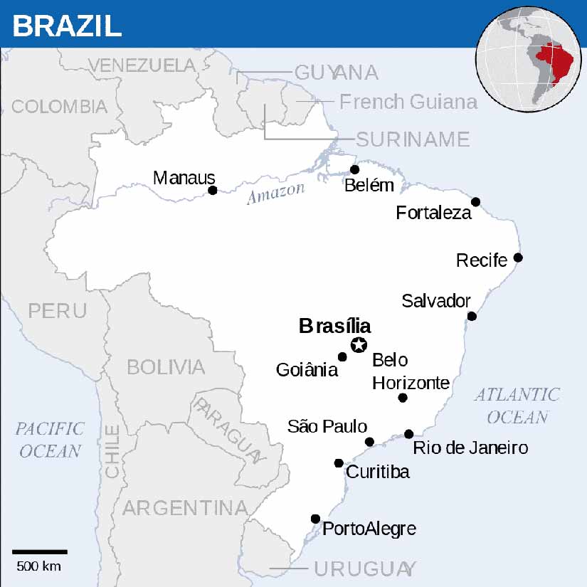 Mapa do Brasil - Alma de Viajante