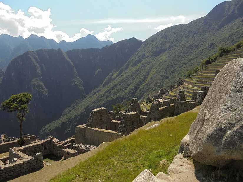 caminhar por machu picchu