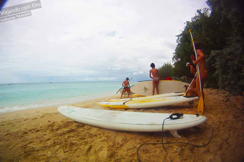 Stand UP Paddle em Heron Bay / Barbados