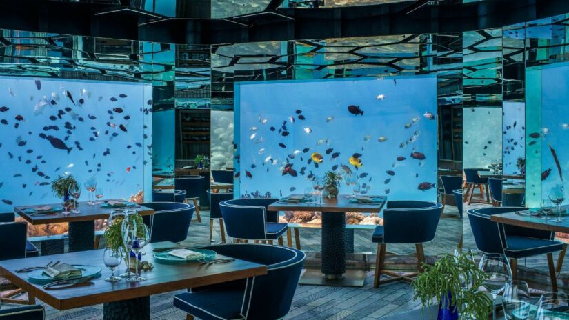 hotel maldivas no fundo do mar