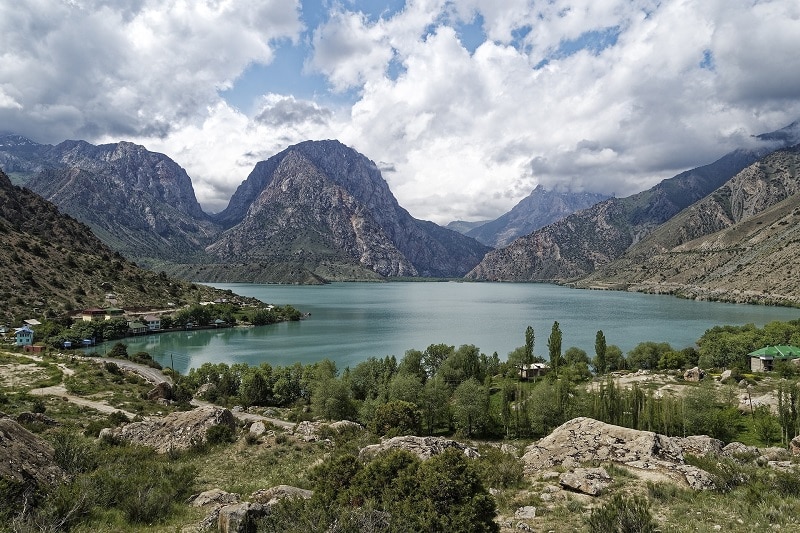 Cobertura média no Tajiquistão