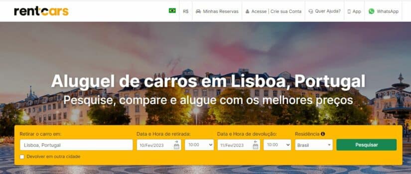Aluguel de carro em Lisboa