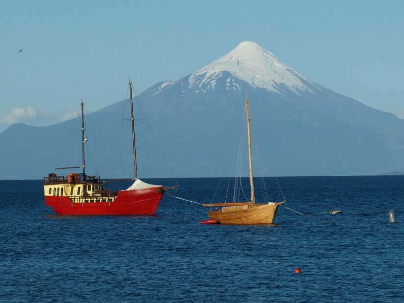 Passeios no vulcão no Chile