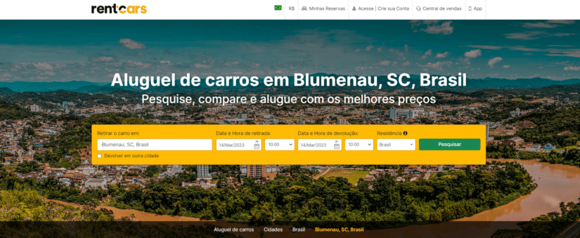 dirigir em Blumenau