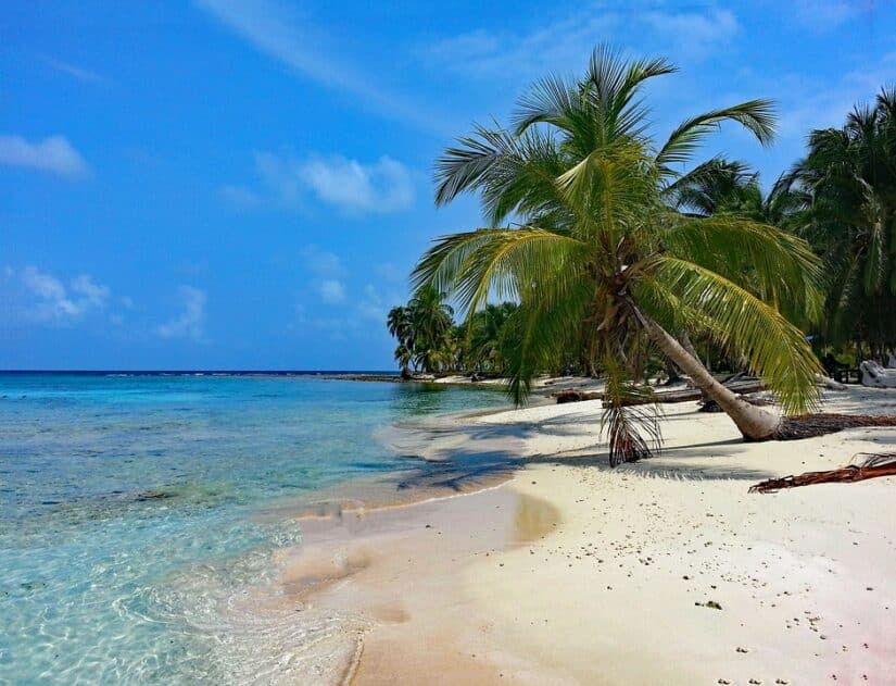 Excursão para a praia no Panamá