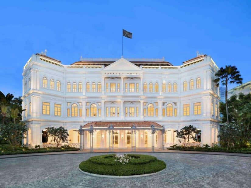 Hotel luxuoso Raffles Singapore