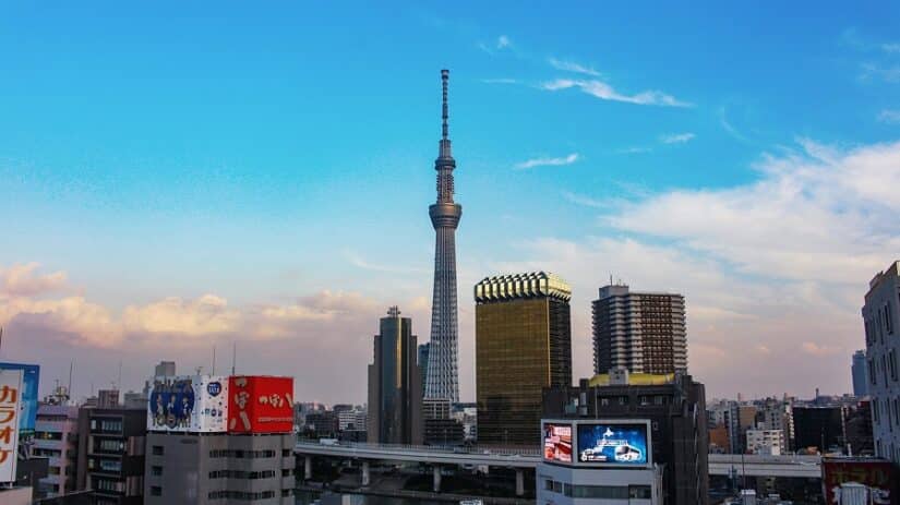 Pontos turísticos no Japão