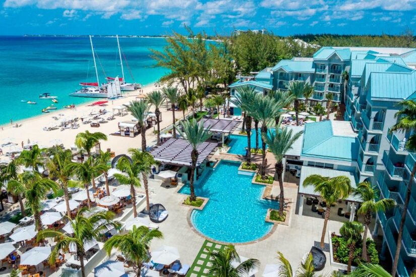 Hotéis beira-mar nas Ilhas Cayman