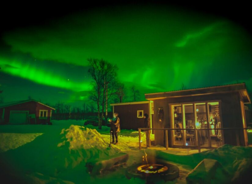 Hotéis para ver a Aurora Boreal na Suécia
