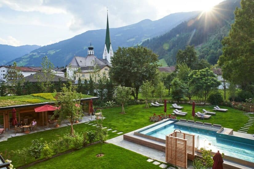 Hotel nas montanhas da Áustria
