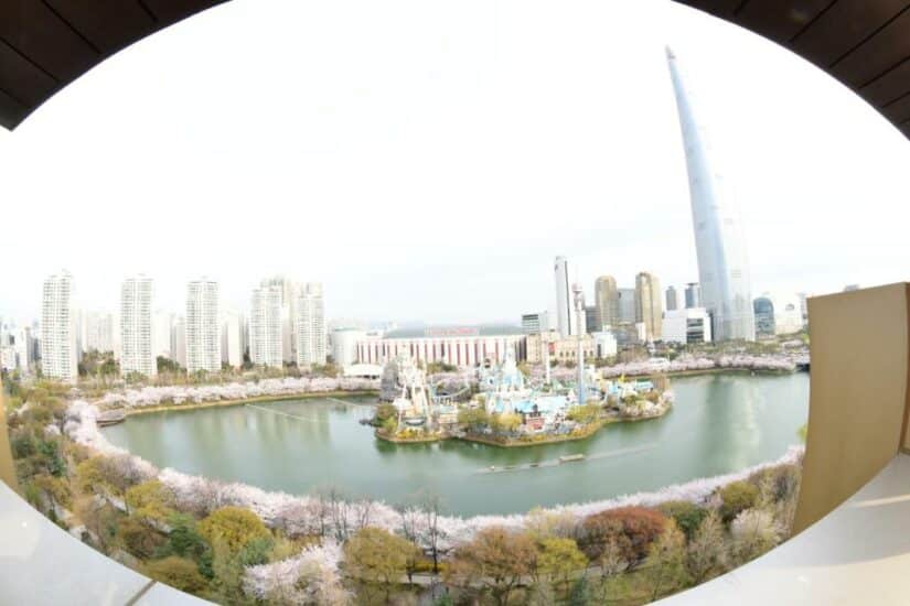 hotel com vista para Lotte World