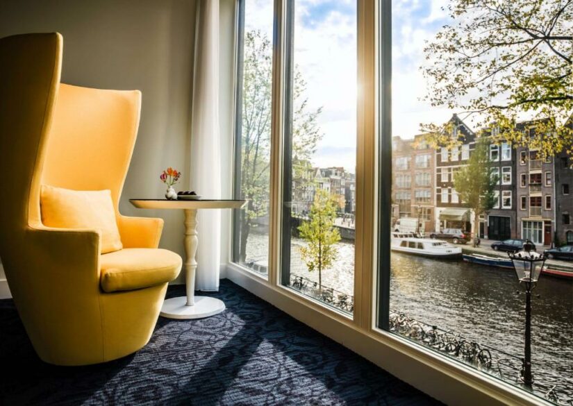 Hotel 5 estrelas com vista em Amsterdam